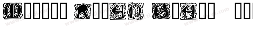 Morris Roman Black字体转换